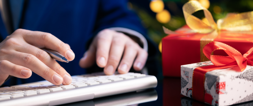 Check for year-end contributions