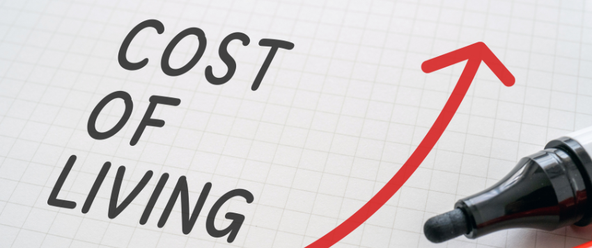 cost of living that changes from month to month